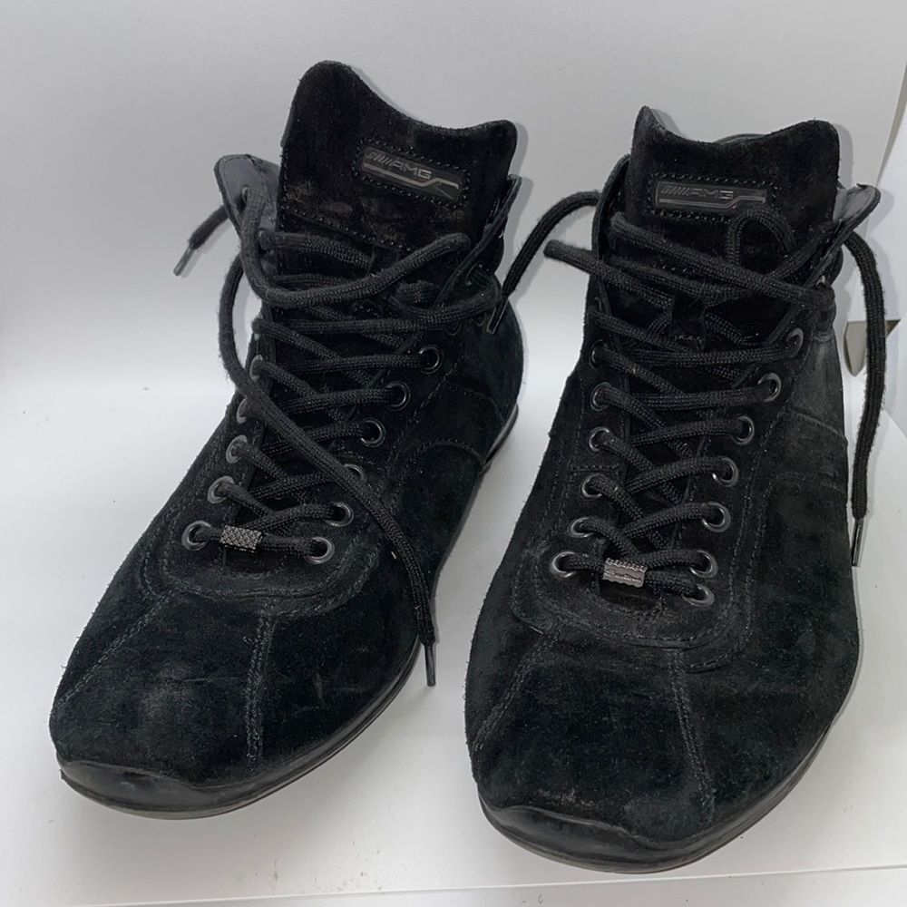 Santoni for AMG Made in Italy suede sneaker racing shoes size - 7.5